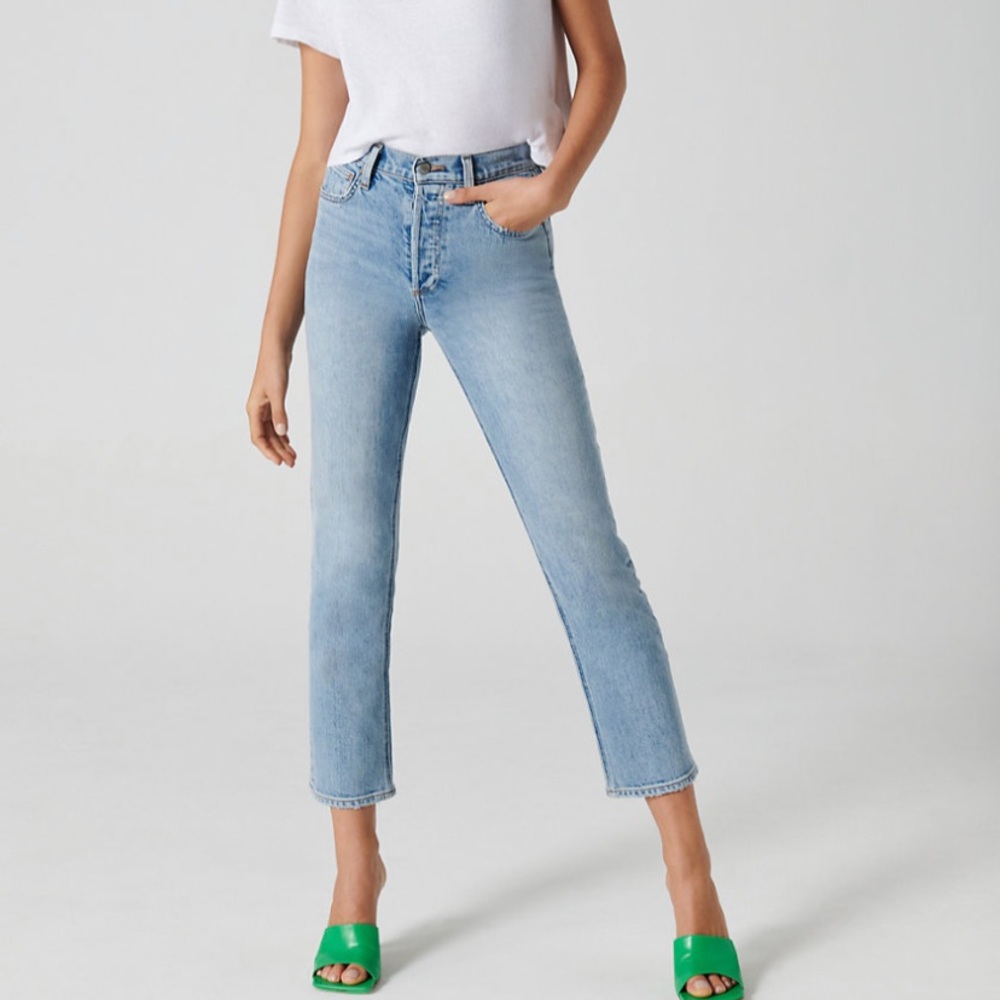 COPY - Denim Forum Arlo High Rise Straight 28L